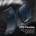 OnePlus Nord 6/Turbo 6/6V Brushed TPU Case - Carbon Fiber - Blue