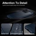 OnePlus Nord 6/Turbo 6/6V Brushed TPU Case - Carbon Fiber - Blue