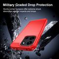 OnePlus Nord 6/Turbo 6/6V Brushed TPU Case - Carbon Fiber - Red