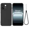 OnePlus Nord 6/Turbo 6 Liquid Silicone Case with Hand Strap - Black