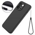 OnePlus Nord 6/Turbo 6 Liquid Silicone Case with Hand Strap - Black