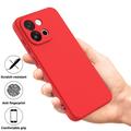 OnePlus Nord 6/Turbo 6 Liquid Silicone Case with Hand Strap - Red