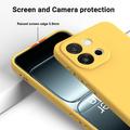 OnePlus Nord 6/Turbo 6 Liquid Silicone Case with Hand Strap - Yellow