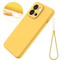 OnePlus Nord 6/Turbo 6 Liquid Silicone Case with Hand Strap - Yellow
