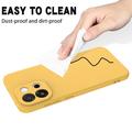 OnePlus Nord 6/Turbo 6 Liquid Silicone Case with Hand Strap - Yellow