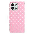 OnePlus Nord 6 Polka Dot Pattern Wallet Case - Pink