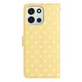 OnePlus Nord 6 Polka Dot Pattern Wallet Case - Yellow