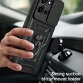 OnePlus Nord 6 Rotary Ring Hybrid Case with Camera Shield - Black