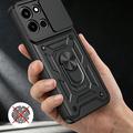 OnePlus Nord 6 Rotary Ring Hybrid Case with Camera Shield - Black