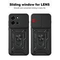OnePlus Nord 6 Rotary Ring Hybrid Case with Camera Shield - Black