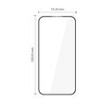 OnePlus Nord 6 Tech-Protect Glass Fit+ Tempered Glass Screen Protector - 2 Pcs. - Black