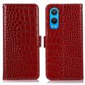 OnePlus Nord CE4 Lite/Oppo K12x Crocodile Series Wallet Leather Case with RFID