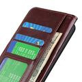 OnePlus Nord CE6 Lite Wallet Case with Stand - Brown