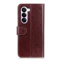 OnePlus Nord CE6 Lite Wallet Case with Stand - Brown
