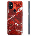 OnePlus Nord N10 5G TPU Case - Red Marble