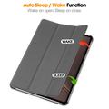 OnePlus Pad 4/Oppo Pad 5 Pro Tri-Fold Series Smart Folio Case - Grey