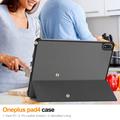 OnePlus Pad 4/Oppo Pad 5 Pro Tri-Fold Series Smart Folio Case - Grey