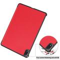 OnePlus Pad 4/Oppo Pad 5 Pro Tri-Fold Series Smart Folio Case - Red