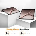 OnePlus Pad 4/Oppo Pad 5 Pro Tri-Fold Series Smart Folio Case - Rose Gold