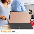 OnePlus Pad 4/Oppo Pad 5 Pro Tri-Fold Series Smart Folio Case - Rose Gold