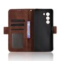 OnePlus Turbo 6X/Nord CE6 Lite/Realme P4x Cardholder Wallet Case - Brown