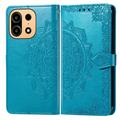 OnePlus Turbo 6X Pro Mandala Wallet Case with Wrist Strap