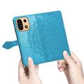 OnePlus Turbo 6X Pro Mandala Wallet Case with Wrist Strap