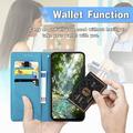 OnePlus Turbo 6X Pro Mandala Wallet Case with Wrist Strap