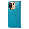 OnePlus Turbo 6X Pro Mandala Wallet Case with Wrist Strap