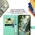 OnePlus Turbo 6X Pro Mandala Wallet Case with Wrist Strap - Mint Green