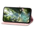 OnePlus Turbo 6X Pro Mandala Wallet Case with Wrist Strap - Pink