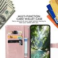 OnePlus Turbo 6X Pro Mandala Wallet Case with Wrist Strap - Pink