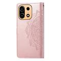 OnePlus Turbo 6X Pro Mandala Wallet Case with Wrist Strap - Pink