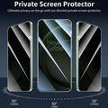 OnePlus Turbo 6X Pro Privacy Full Cover Tempered Glass Screen Protector - Black Edge