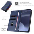 OnePlus Turbo 6X Punk Style Wallet Case - Dark Blue