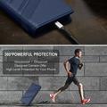OnePlus Turbo 6X Punk Style Wallet Case - Dark Blue
