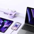 Orico AP3 5-in-1 20W Power Strip - 2x AC, 2x USB-A, USB-C PD - Purple