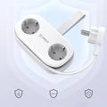 Orico AP3 6-in-1 65W Power Strip - 2x AC, 2x USB-A, 2x USB-C PD - White