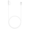 Samsung Combo Cable EP-DG930DWEGWW - USB-C & MicroUSB - 1.5m - White