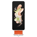 Samsung Galaxy Z Flip4 5G Silicone Cover with Strap EF-GF721TWEGWW - White