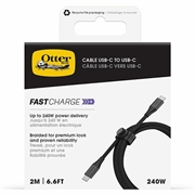 OtterBox Standard USB-C Cable 240W - 480Mbps - 2m