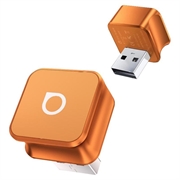 Ottocast CP88-T Mini Cube Wireless CarPlay and Android Auto Adapter - Orange