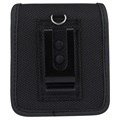 Oxford Cloth Samsung Galaxy Z Flip3 5G/Flip4 5G Vertical Holster Case - Black