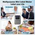 P1 Mini Thermal Label Printer with Bluetooth - Black