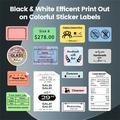 P1 Mini Thermal Label Printer with Bluetooth - Black