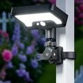 P114 92-LED Solar Motion Sensor Light with Strap Mount - 500lm - White Light
