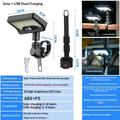 P114 92-LED Solar Motion Sensor Light with Strap Mount - 500lm - White Light
