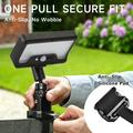 P114 92-LED Solar Motion Sensor Light with Strap Mount - 500lm - White Light