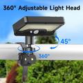 P114 92-LED Solar Motion Sensor Light with Strap Mount - 500lm - White Light