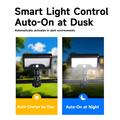 P114 92-LED Solar Motion Sensor Light with Strap Mount - 500lm - White Light